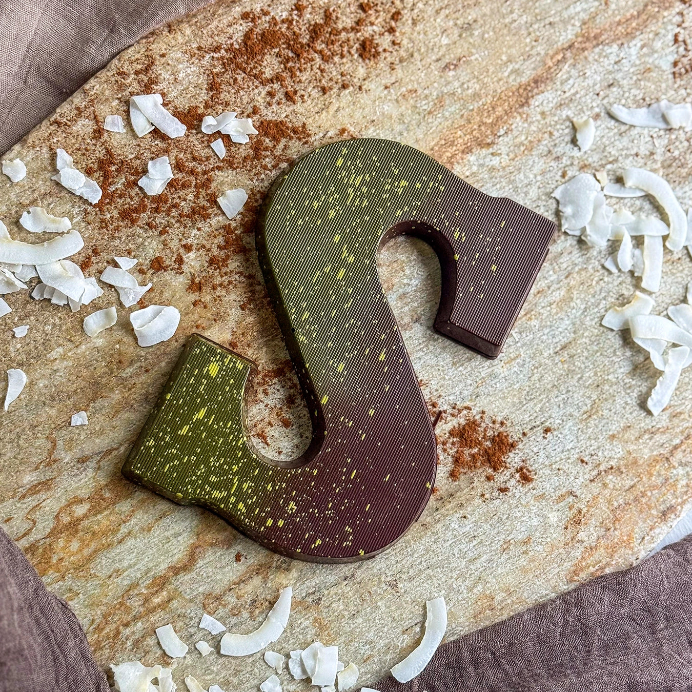 Chocoladeletter Pandan Gebrande Kokos