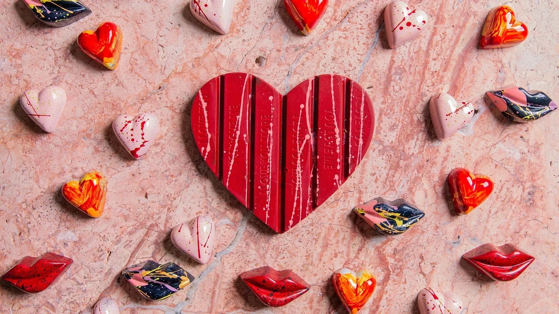Valentijnsdag chocolade cadeau