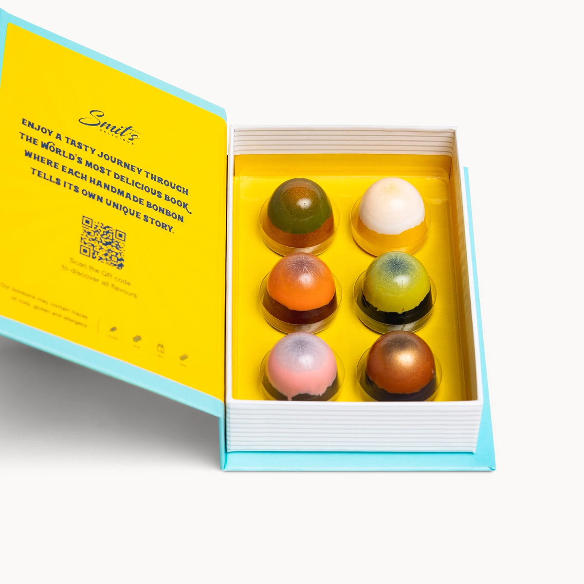 Bonbonbook 6 Bonbons blauw