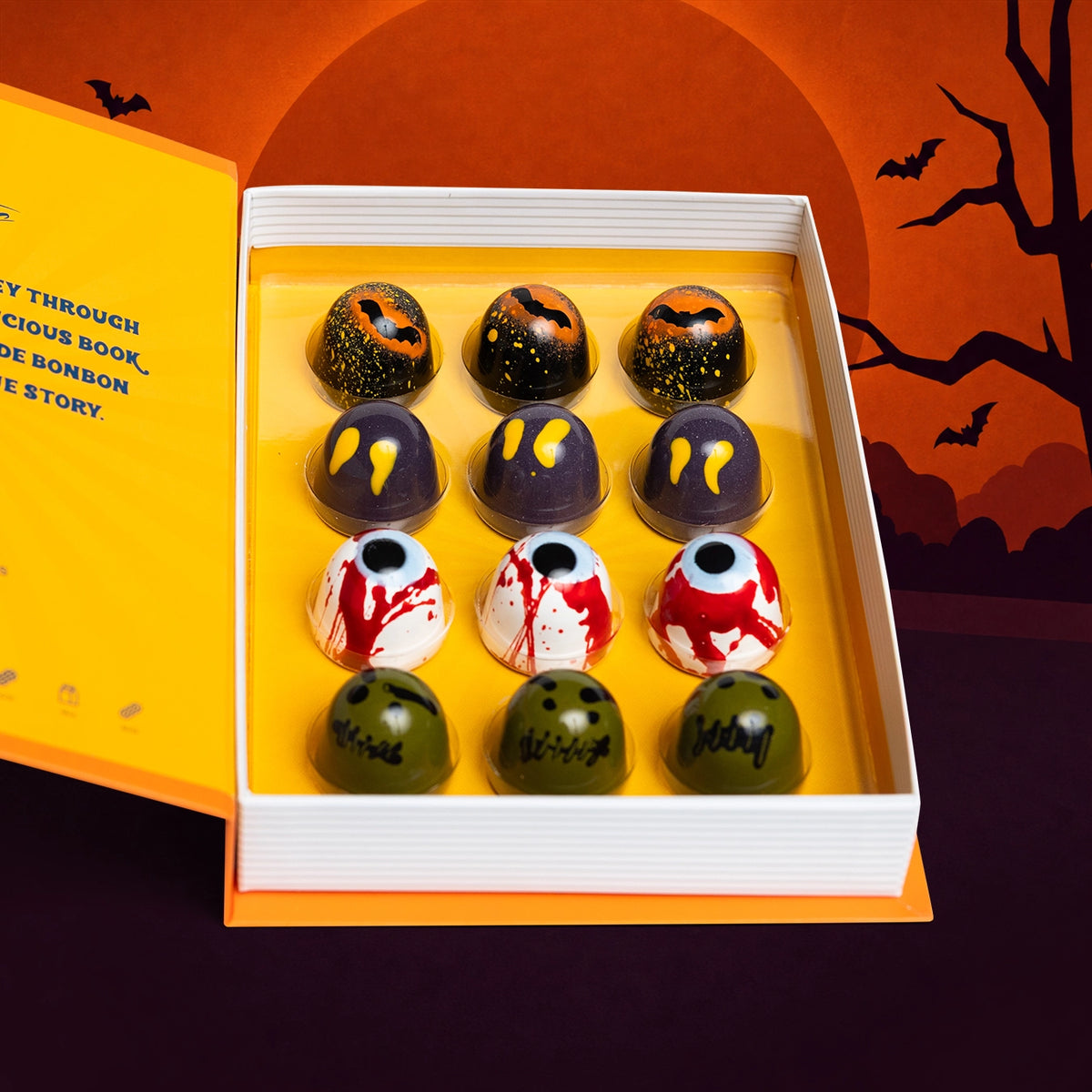 Bonbonbook - Halloween Edition (12 chocolates)