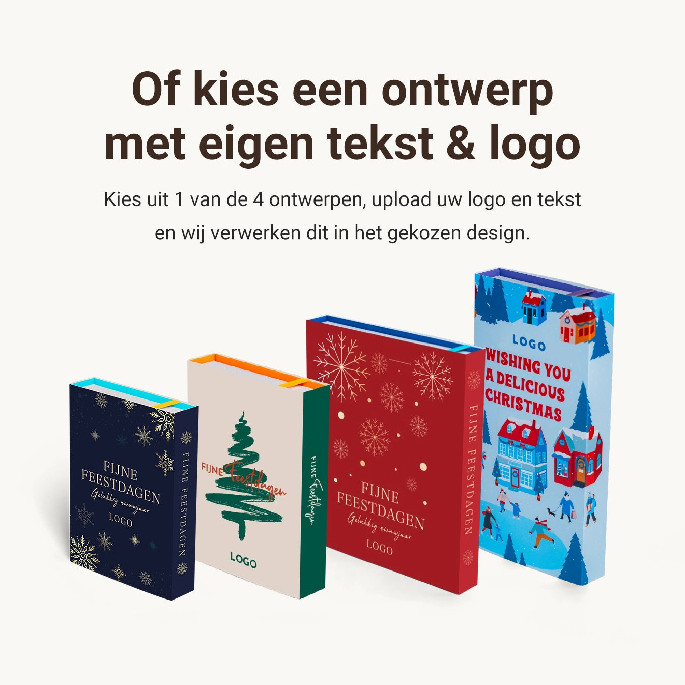Bonbonbook 12 bonbons met eigen logo of ontwerp