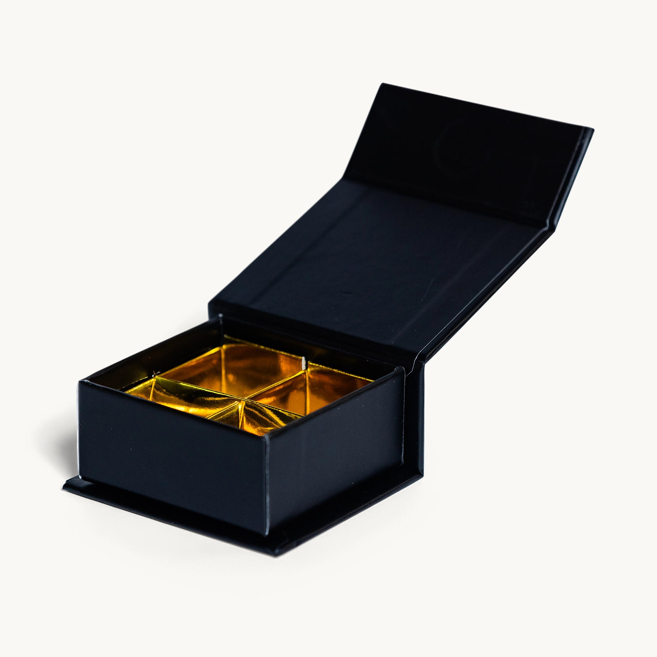 4 bonbons in luxe box met eigen logo